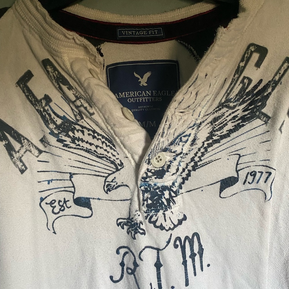 Vintage American eagle henley - Picture 3 of 3